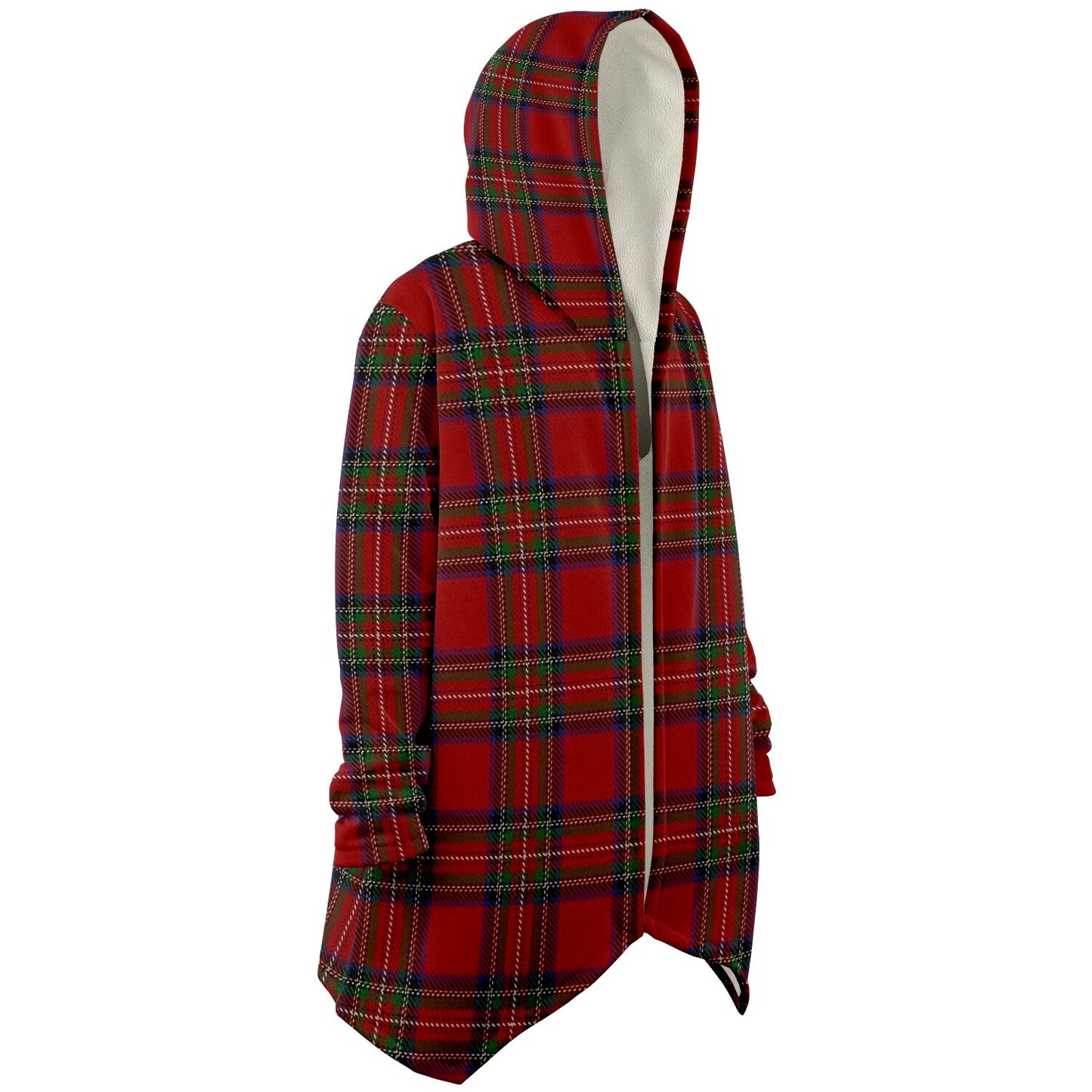 Tartan Red, hooded cloak