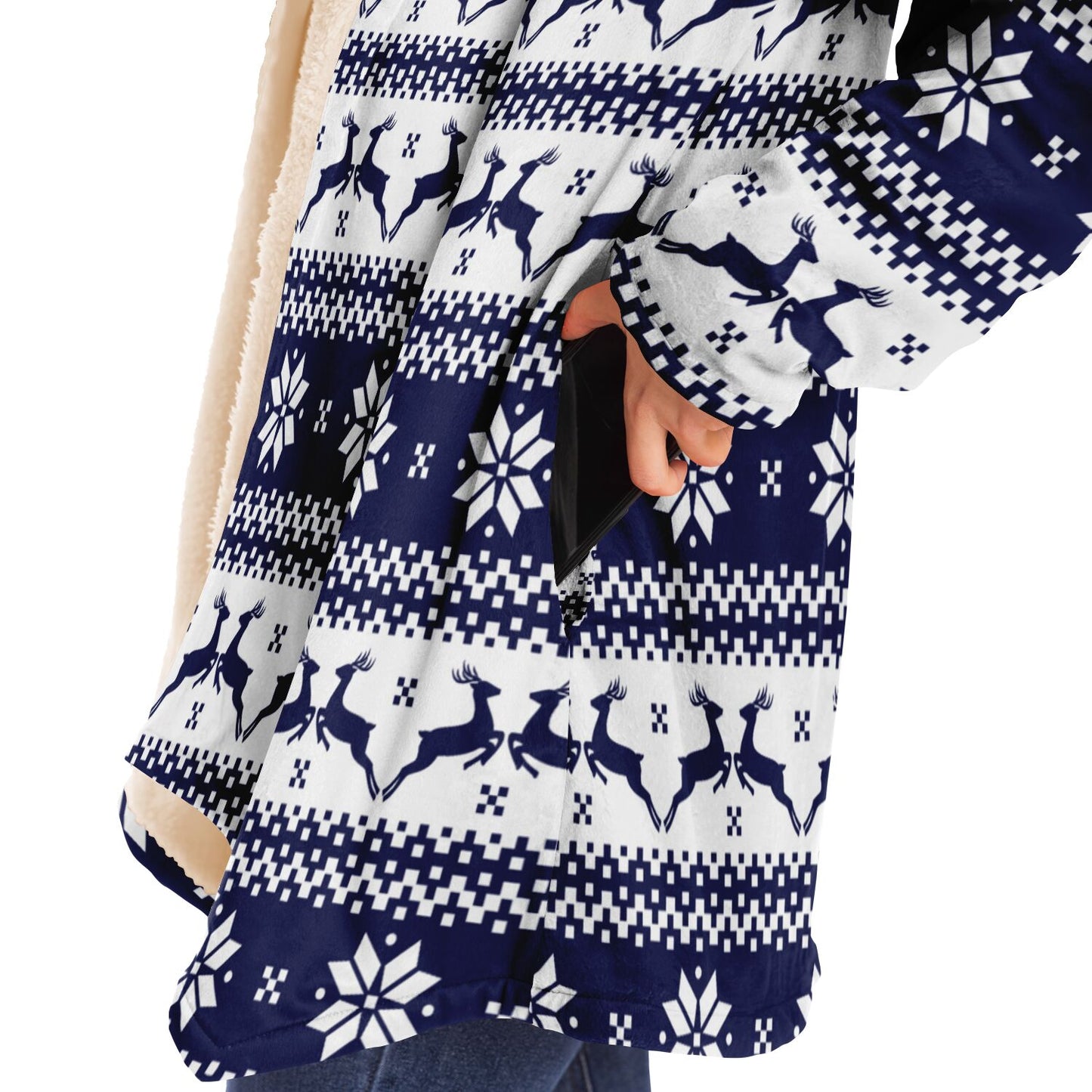ugly christmas hooded cloak