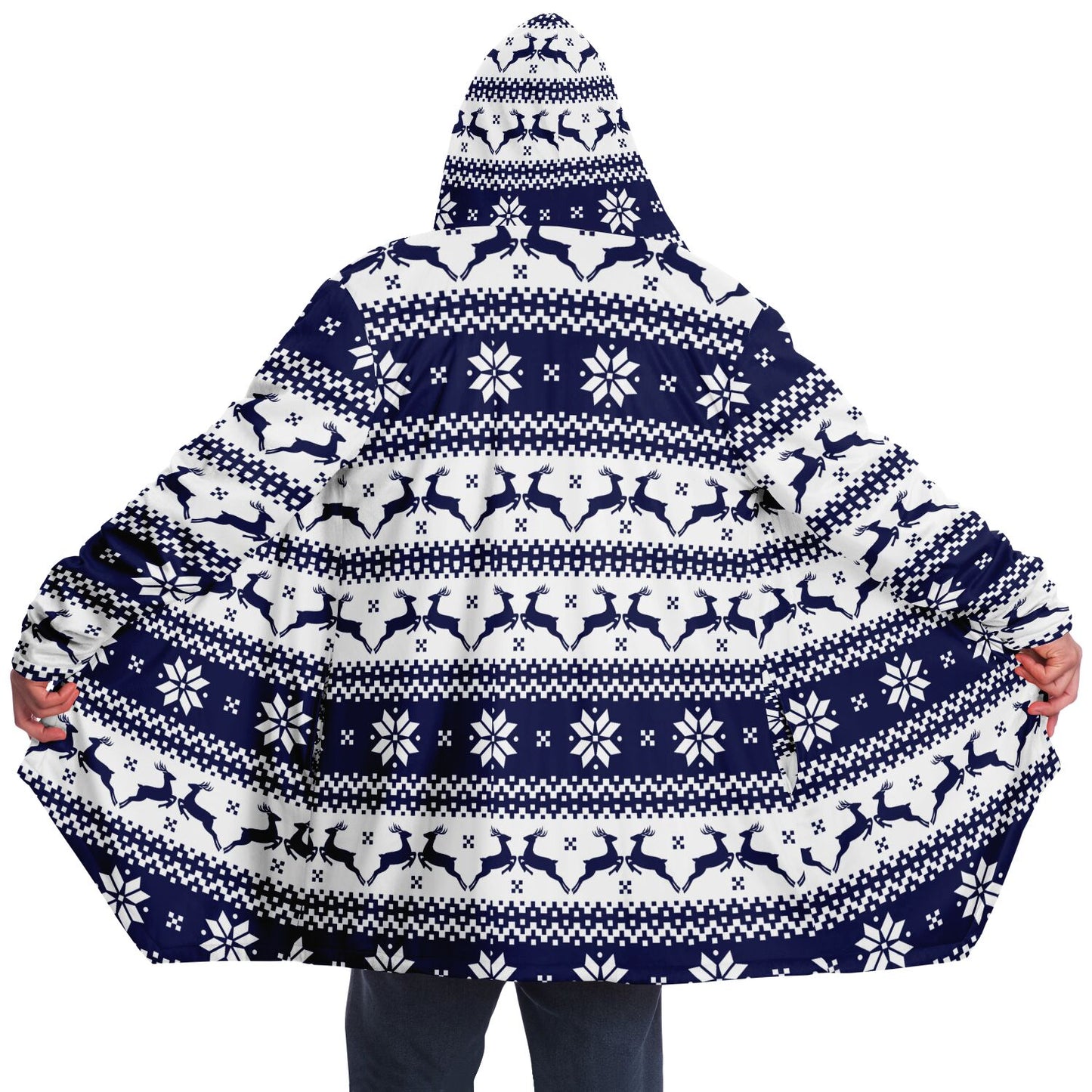 ugly christmas hooded cloak