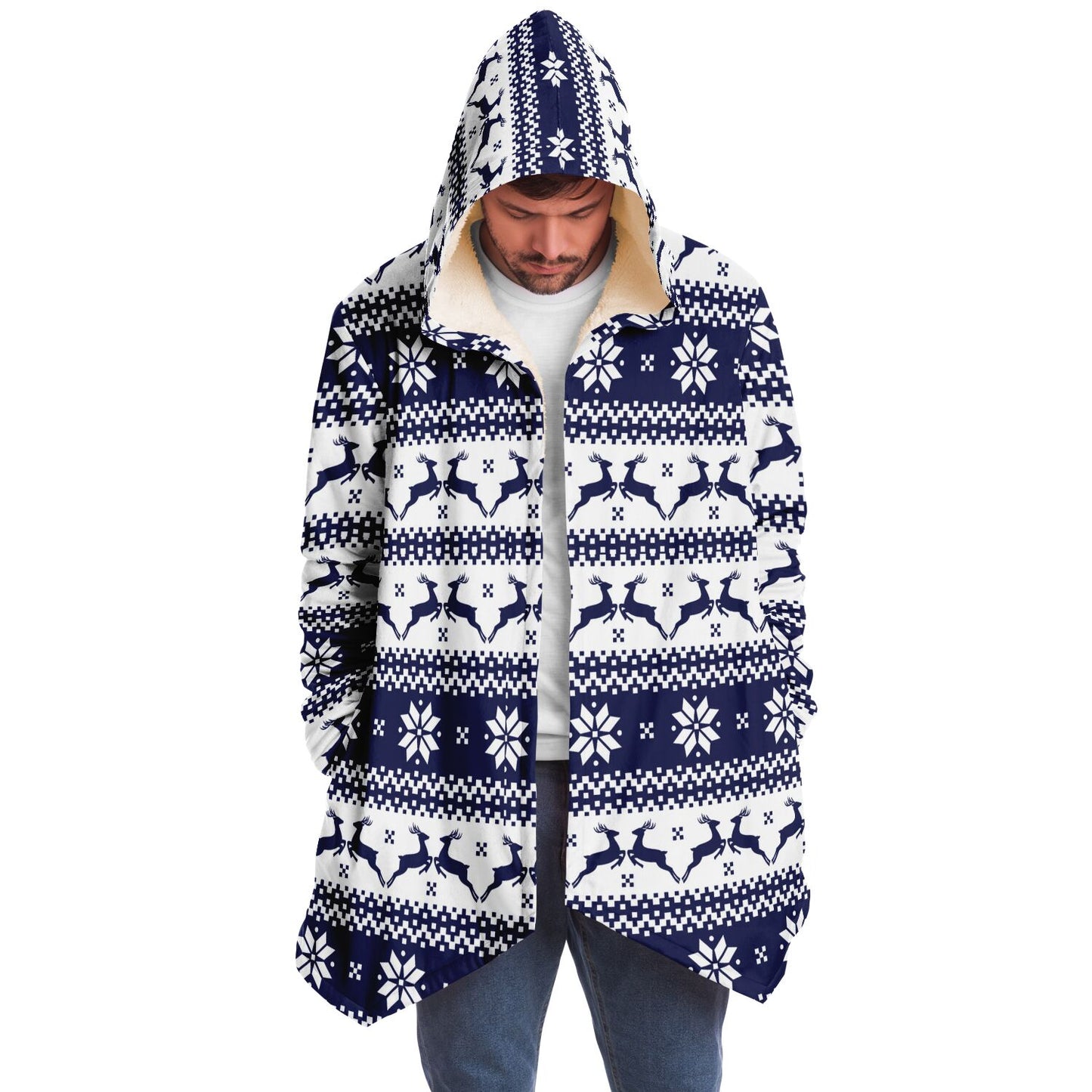 ugly christmas hooded cloak