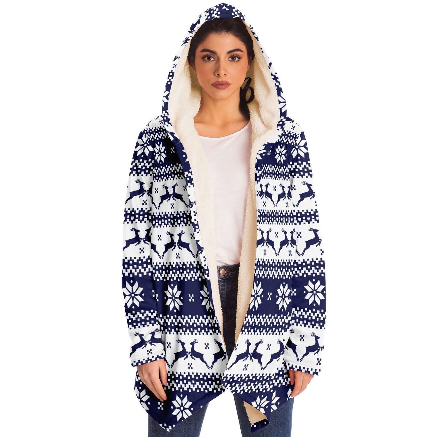 ugly christmas hooded cloak