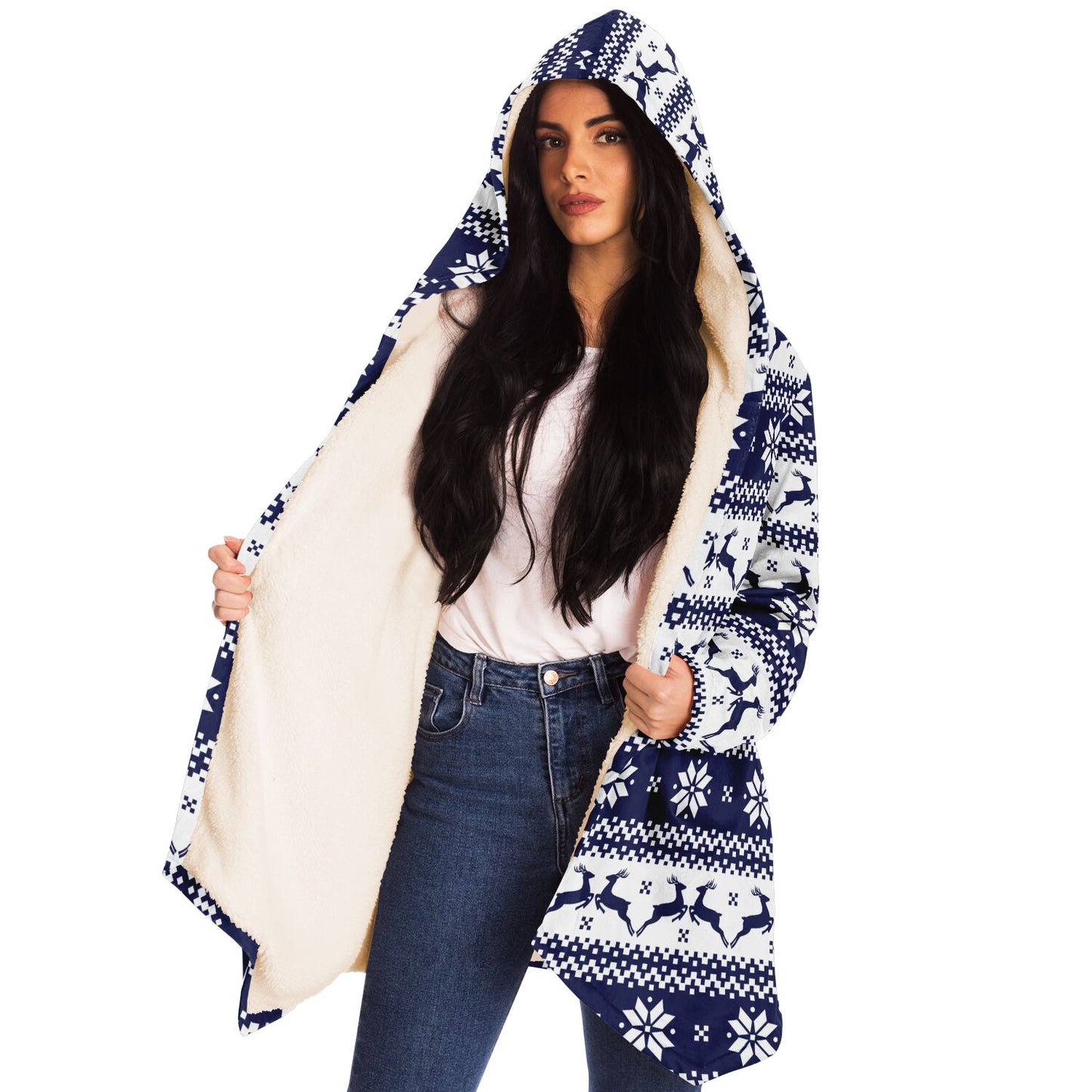 ugly christmas hooded cloak
