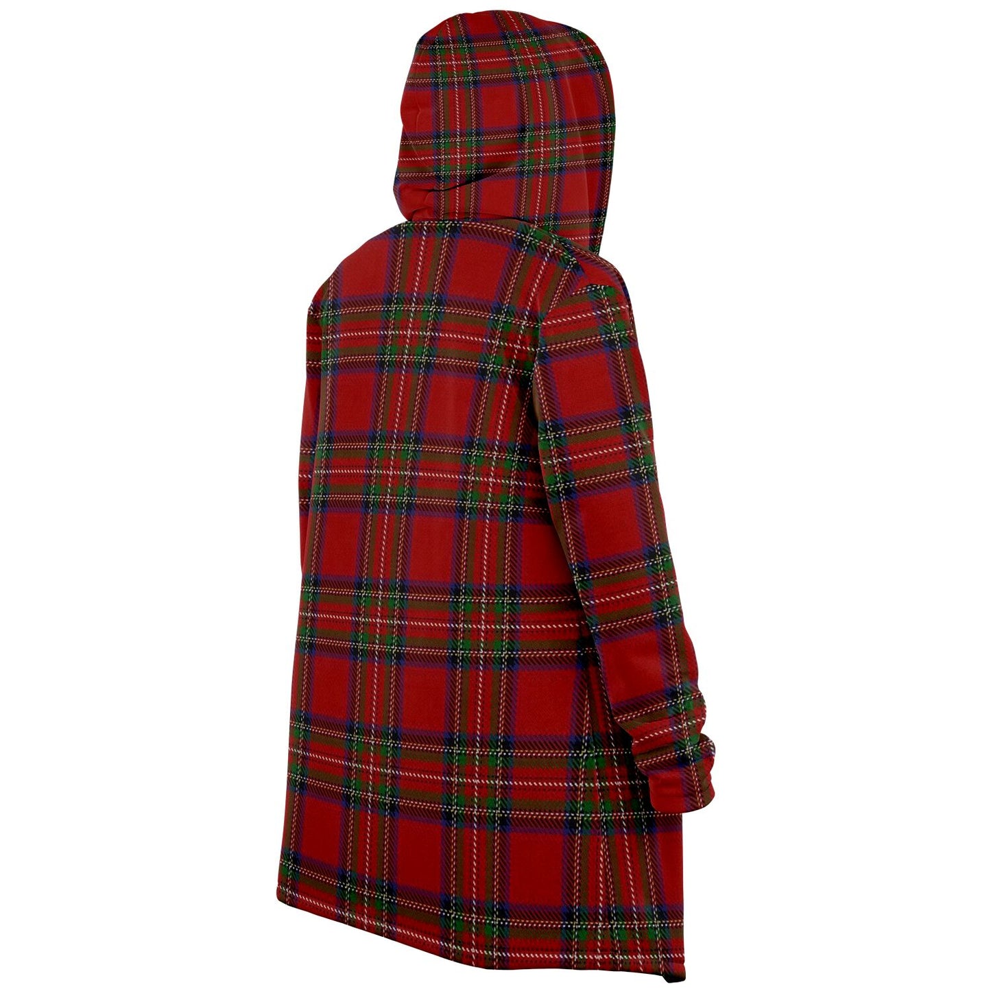 Tartan Red, hooded cloak