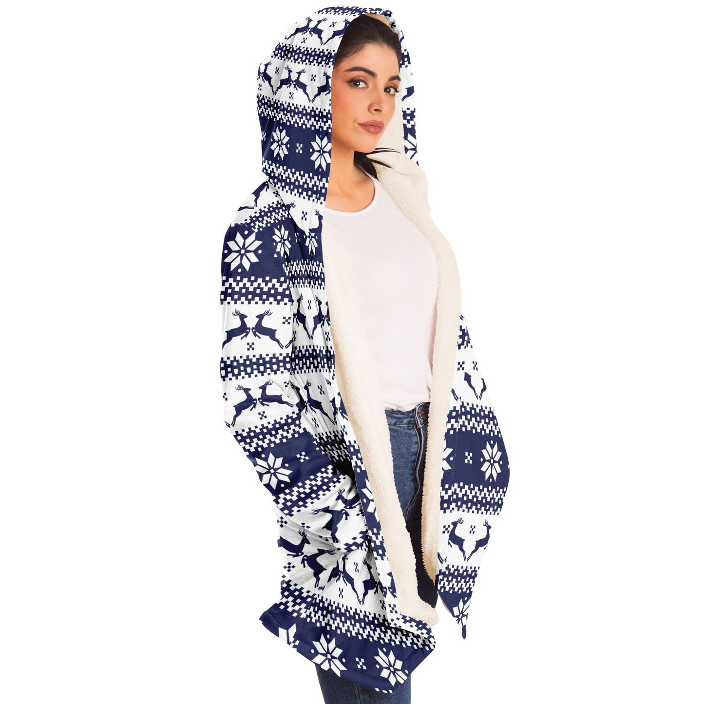 ugly christmas hooded cloak