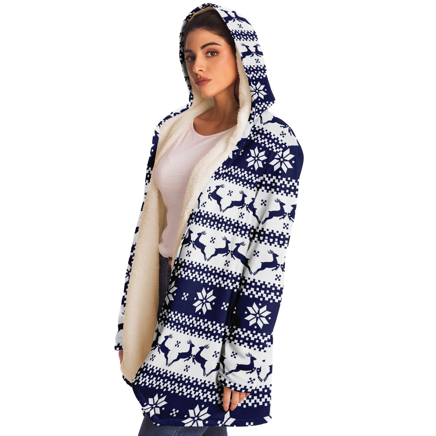 ugly christmas hooded cloak
